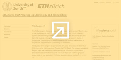 Structured PhD Program "Epide­miology and Biosta­tistics"