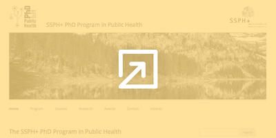 SSPH+ PhD Program in Public Health