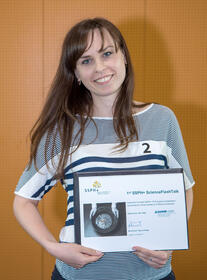 Kateryna Chepynoga wins 1st SSPH+ ScienceFlashTalk in Lugano, 9 June 2017